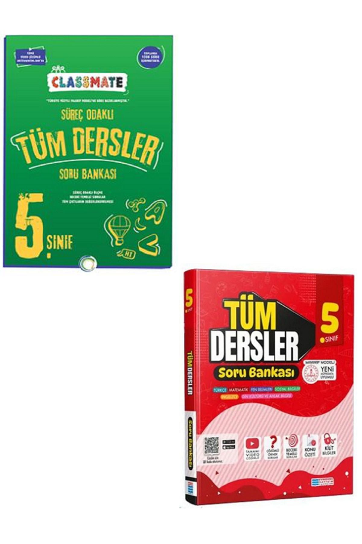 Evrensel İletişim Yayınları 5.Sınıf Okyanus Classmate Tüm Dersler Soru Bankası + 5.Sınıf Evrensel Tüm Dersler Soru Bankası