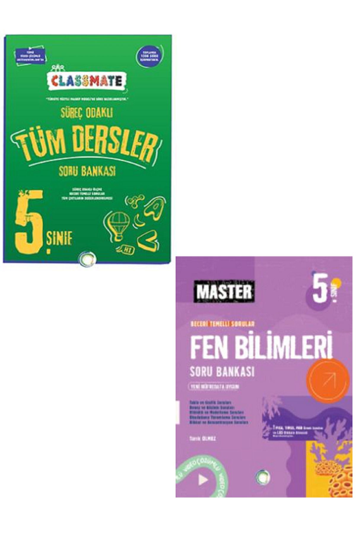 Evrensel İletişim Yayınları 5.Sınıf Okyanus Classmate Tüm Dersler Soru Bankası + 5.Sınıf Okyanus Master Fen Bilimleri Soru Banka