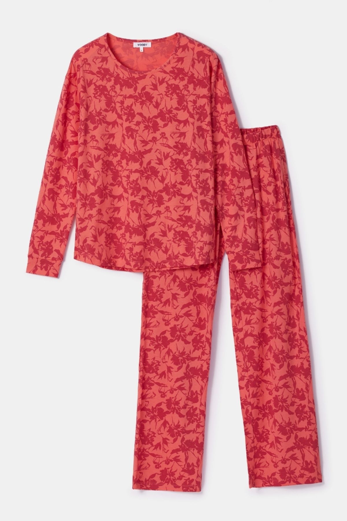 Woody Kadın Pijama-Bzb - 982-Krem Pembe