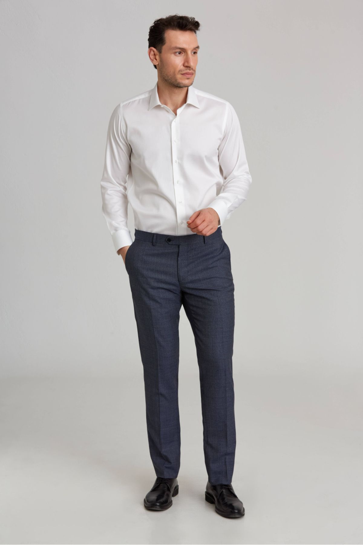 Bisse Regular Fit Lacivert Klasik Erkek Pantolon