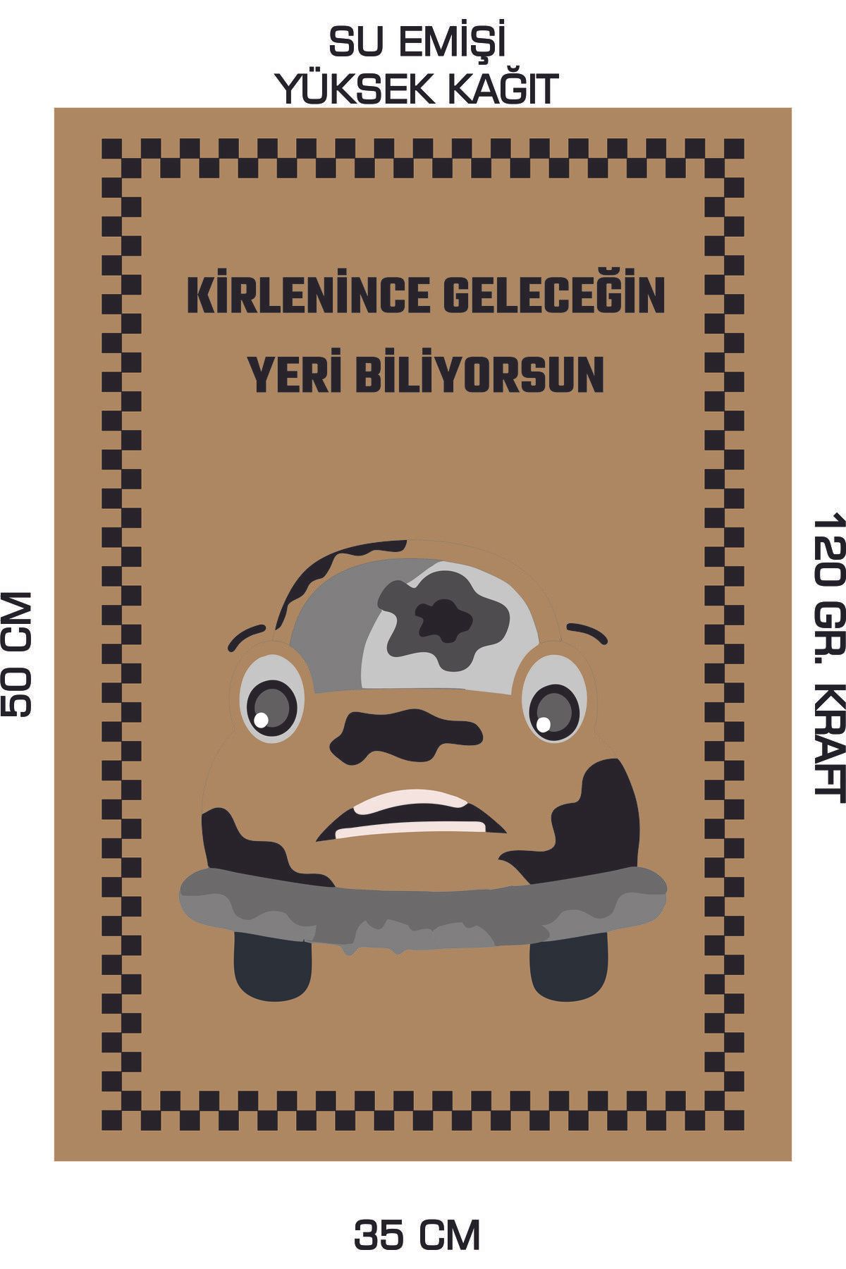 duha trend 35x50 120 Gr. Kraft Kağıt Oto Paspası Kir 50 Adet
