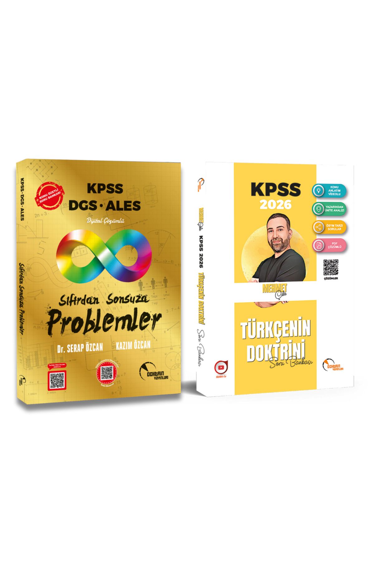 Doktrin Yayınları 2026 KPSS Türkçe Seti (2026 KPSS Türkçenin Doktirini + KPSS DGS ALES Problemler)