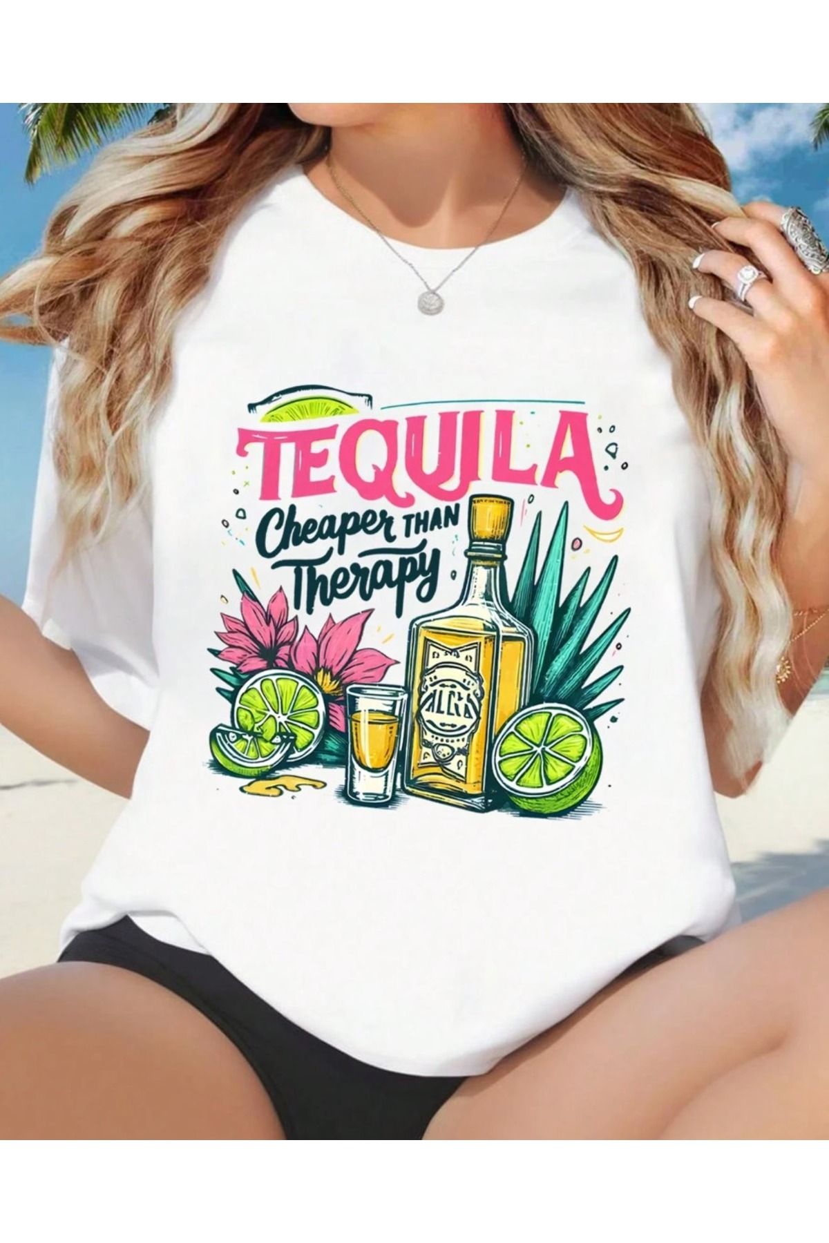 shidumanlar Unisex/Bayan Tequila Tasarım Baskılı