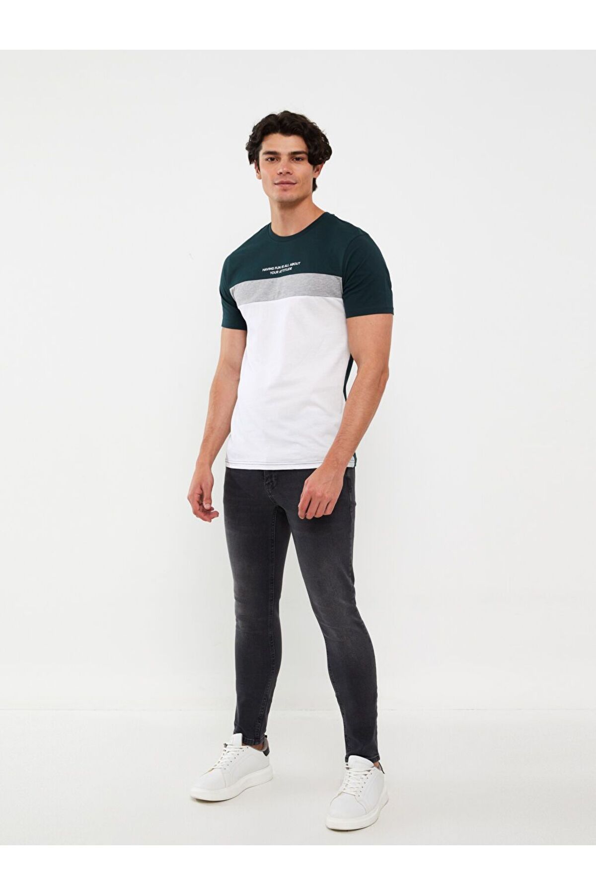 LC Waikiki Antrasit 760 Skinny Fit Erkek Jean Pantolon