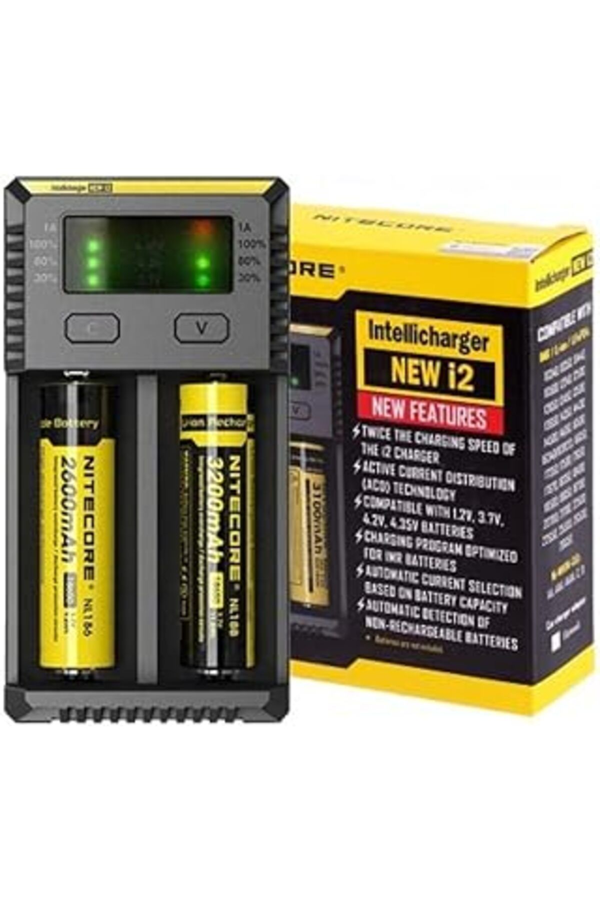Pazarcan Nitecore Ps Hunters Yeni I2, 8 W, 240 V, Siyah, 0