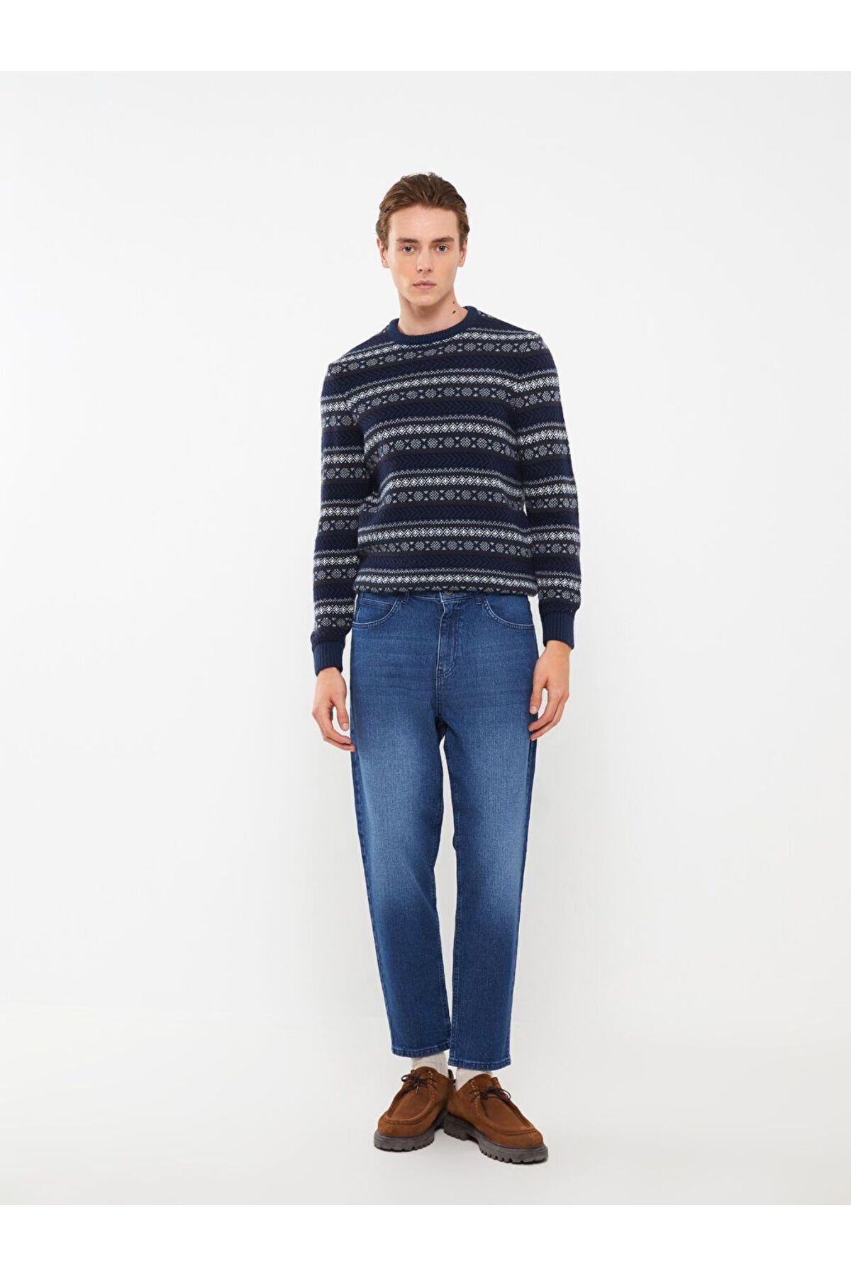 LC Waikiki Indigo Loose Fit Erkek Jean Pantolon