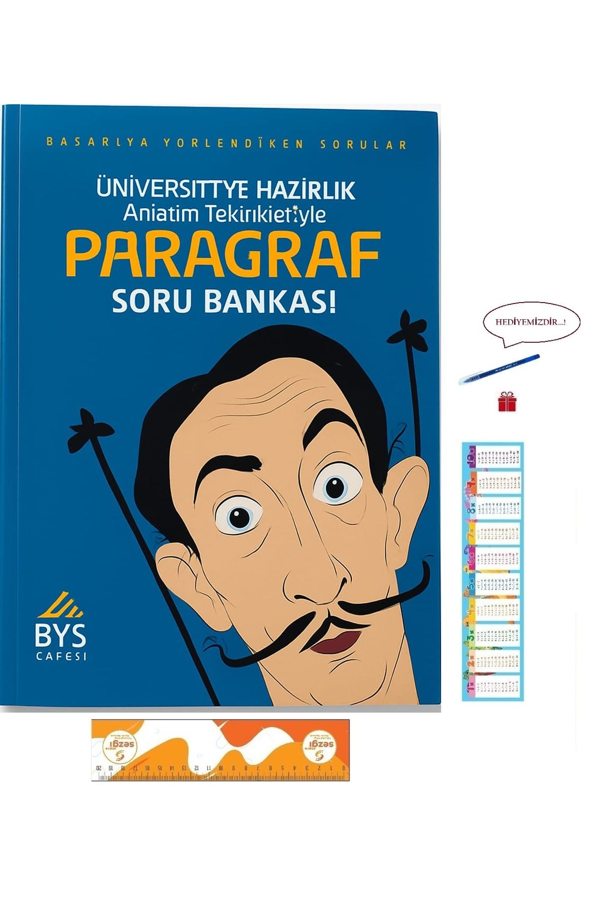 Bys Kafası Üniversiteye Hazırlık Anlatım Teknikleriyle Paragraf Soru Bankası ve Sezgistore Ayraç Cetvel