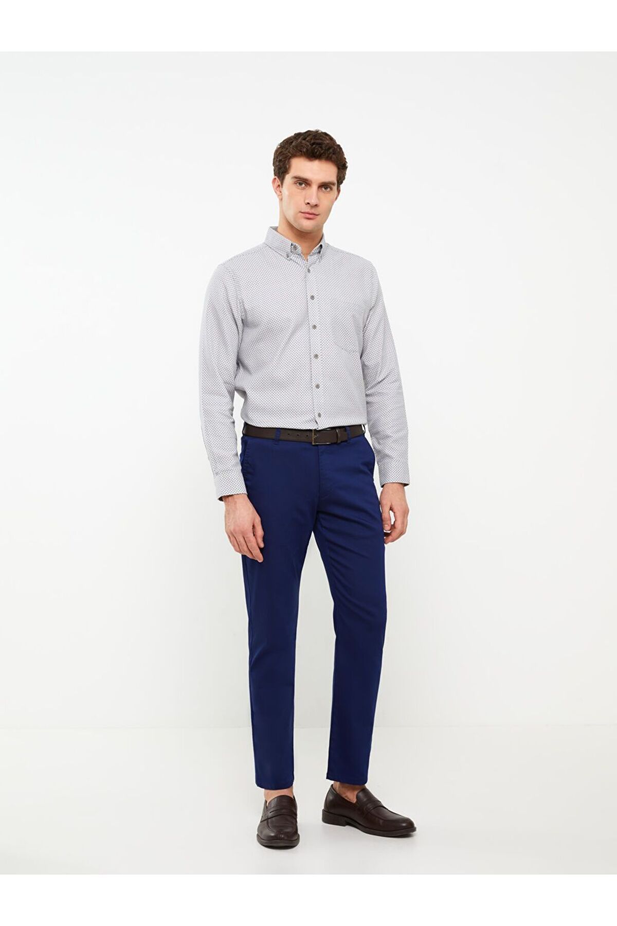 LC Waikiki Lacivert Standart Kalıp Erkek Chino Pantolon