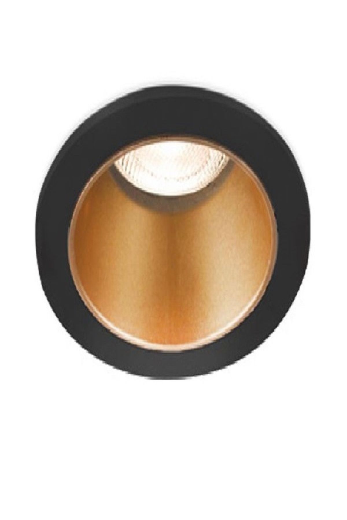 Braytron BH03-00696 BRY GATA-A SİYAH ALTIN IP20 YUVARLAK SPOR ARMATÜR
