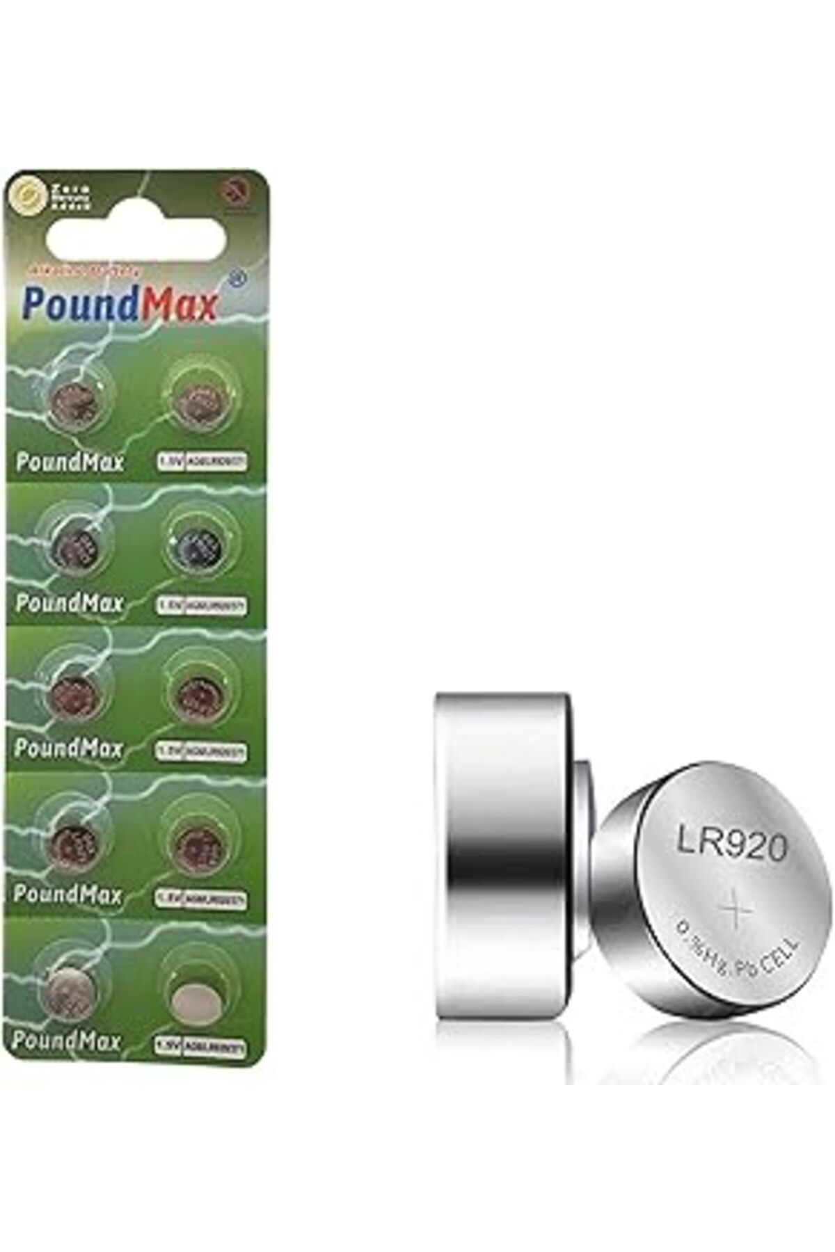 Roses Store 10 X Ag6 370 371 Lr921 Lr69 Sr920Sw Lr920 1.5V Poundmax Alkalin Düğme Hücre Pil