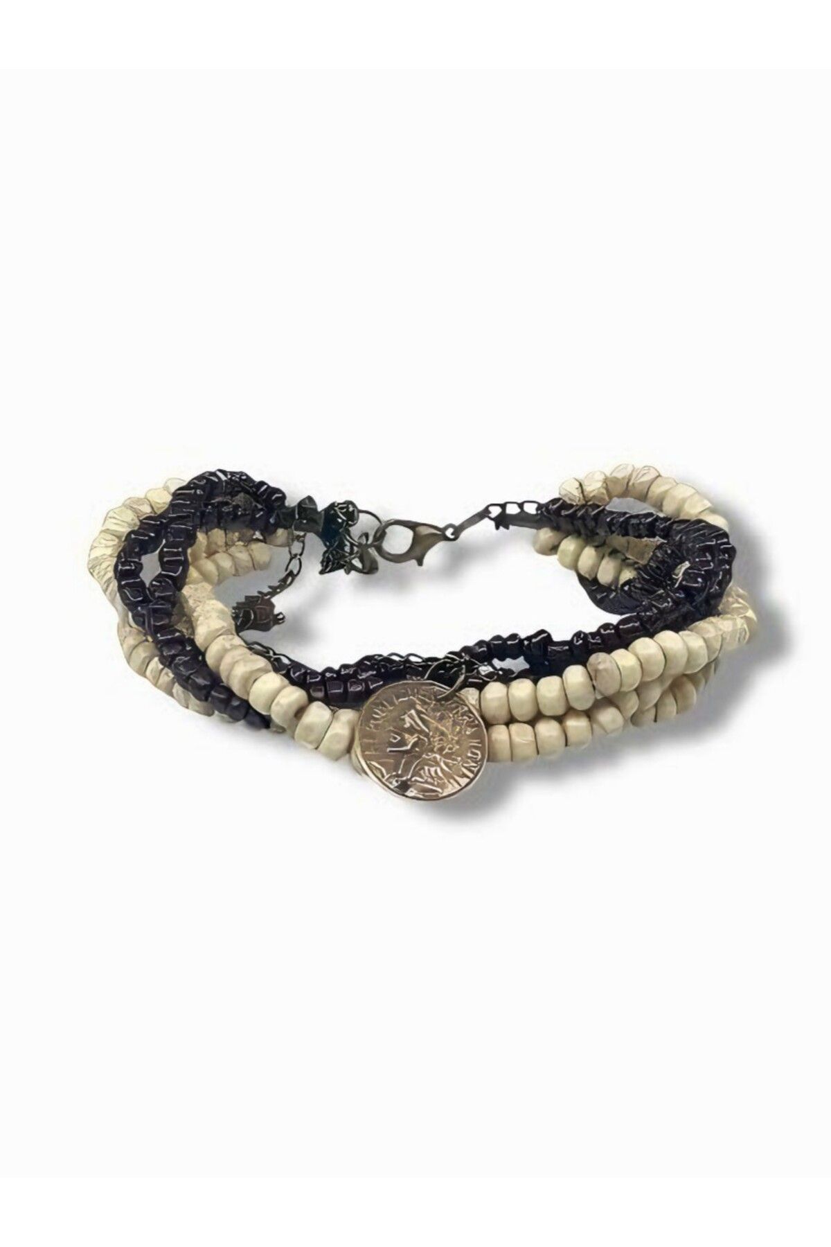 dela otantik Etnik Çok Sıralı Bohem Bileklik – El Yapımı Boncuklu Çoklu Otantik Vintage Bijuteri Takı Bracelet