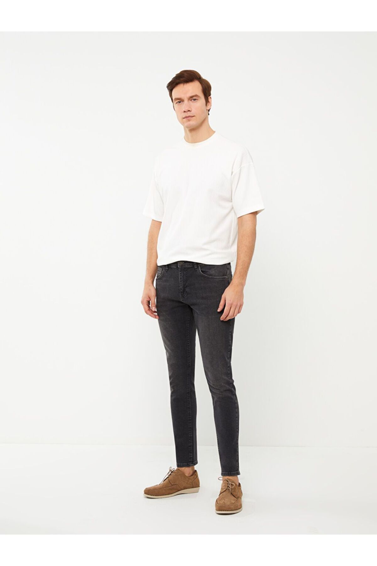 LC Waikiki Antrasit 760 Skinny Fit Erkek Jean Pantolon