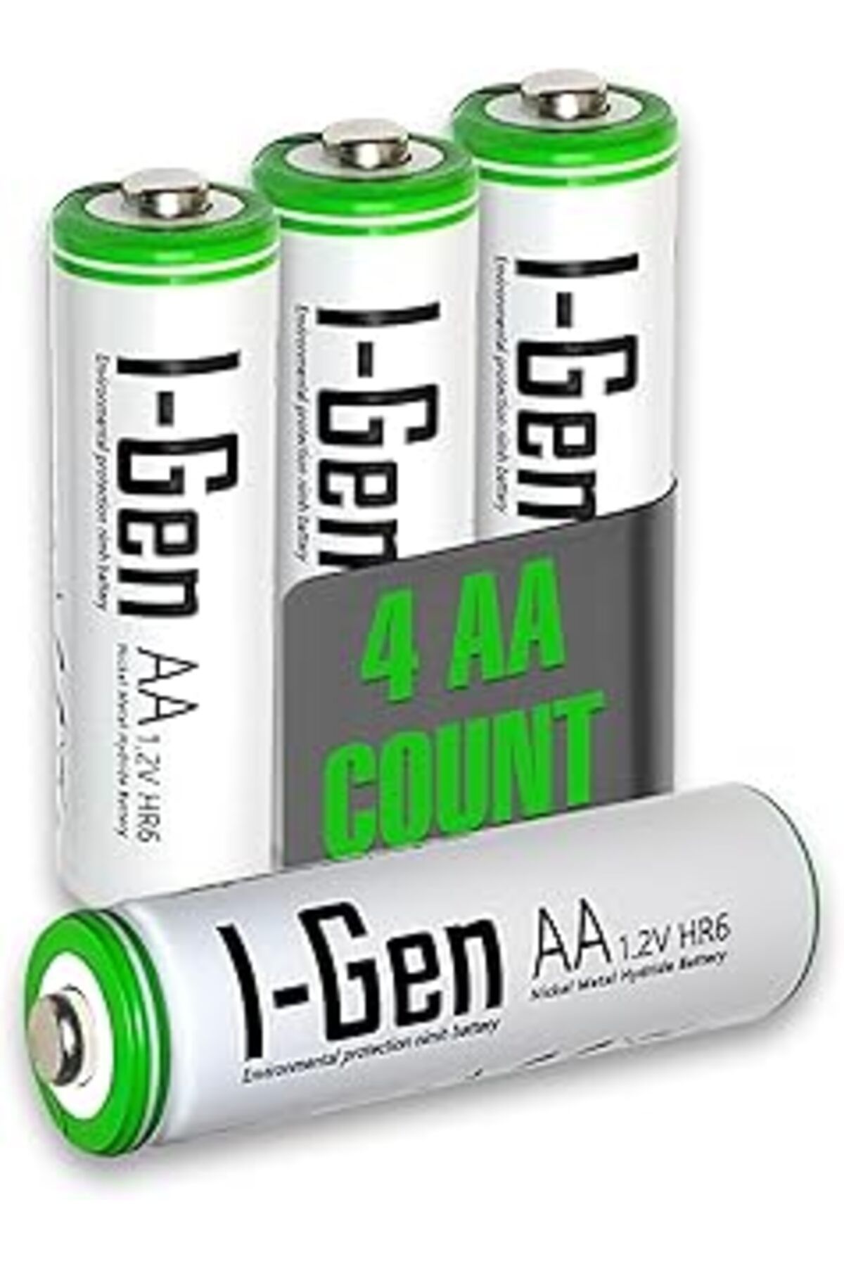 TBSProjects I-Gen B163 4 Adet Aa 1100 Mah Şarj Edilebilir Kalem Pil 1.2V Ni-Mh Solar Aydınlatma Uyumlu