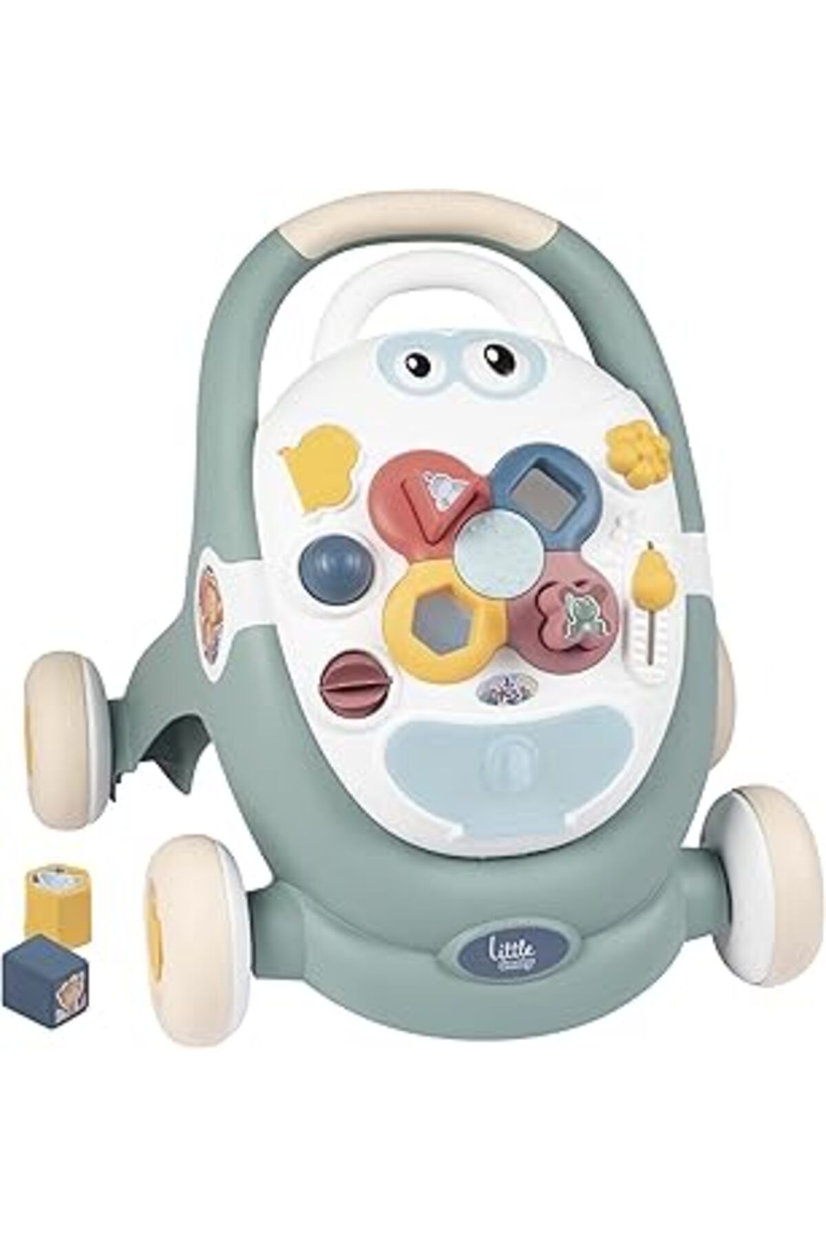 Mu Art Ahşap Smoby, 140304, Little Smoby 3 Ü 1 Arada Eğitici Ve Öğretici Eğlenceli Trotty Yürüteç, Little Smoby