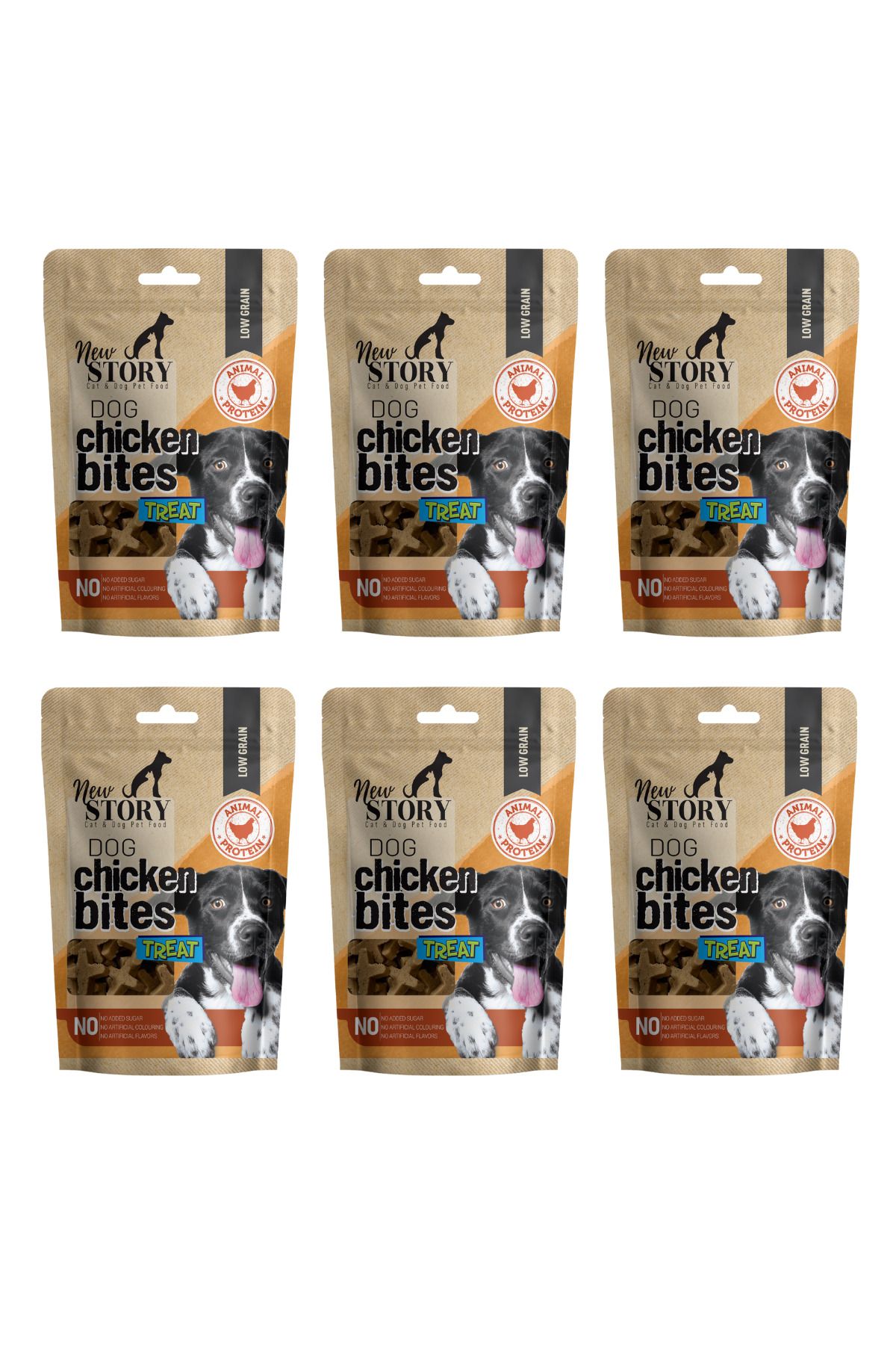New Story Dog Chicken Bites 6x80Gr. Tavuklu, Köpek Ödül Maması