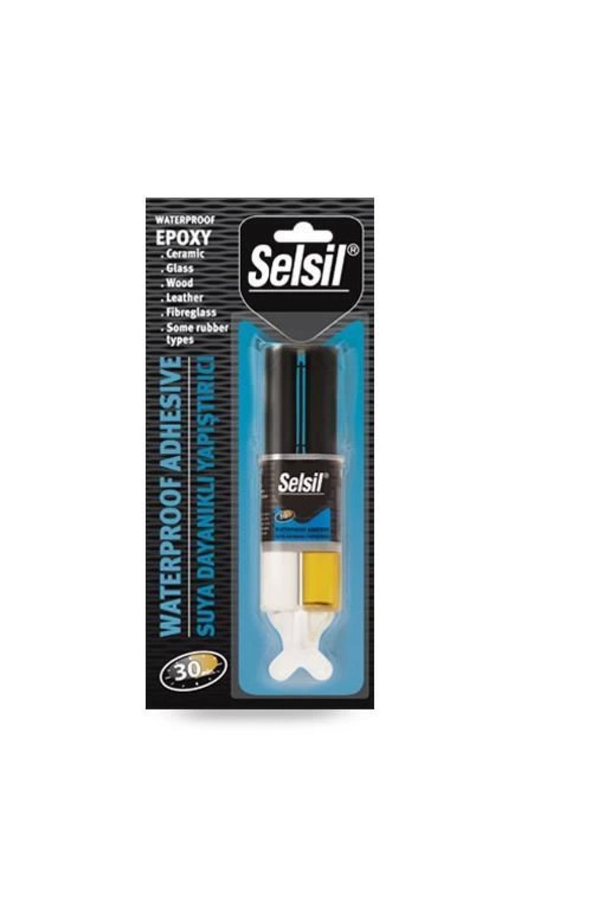 Balesso Selsil Suya Dayanıklı Epoksi Şeffaf Yapıştırıcı 28 Gr