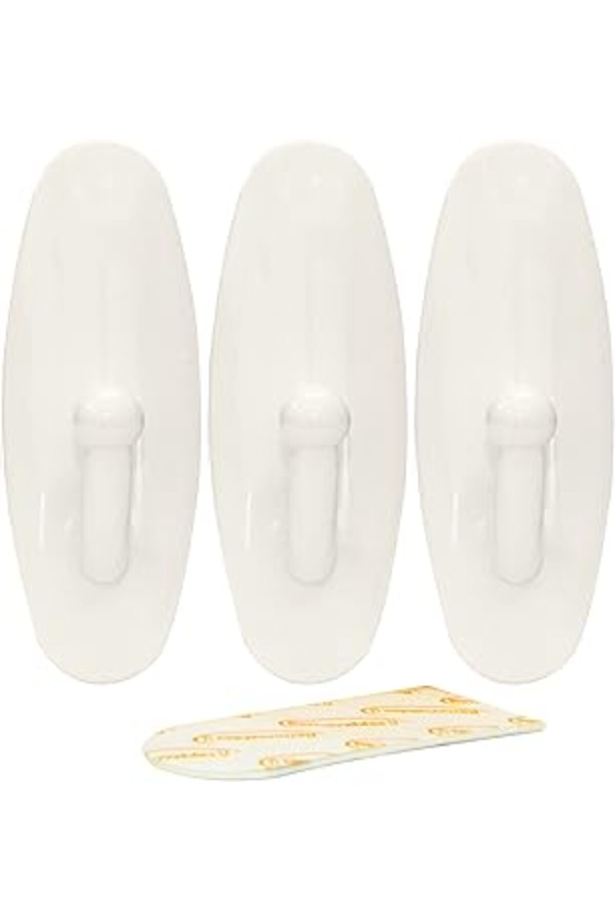 Roses Store Rolson 61335 3Pc Removable Adhesive Hook, Black