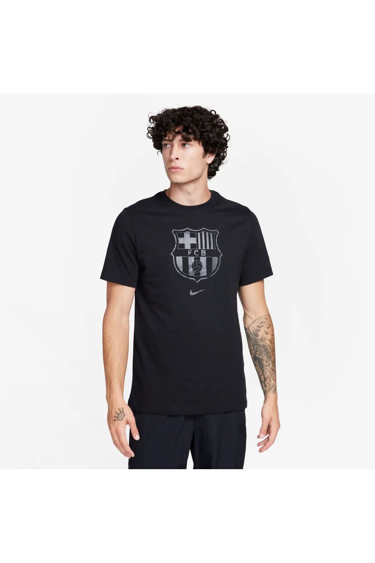 Nike FC Barcelona Crest Erkek Tişört - DJ1306-010