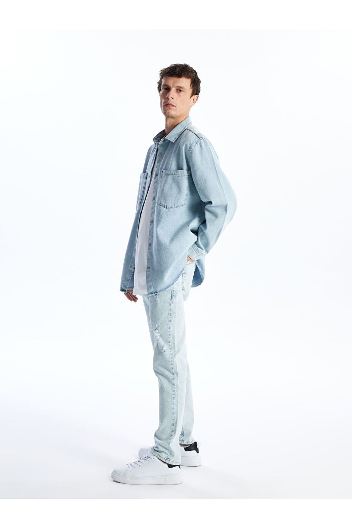 LC Waikiki Indigo 750 Slim Fit Erkek Jean Pantolon