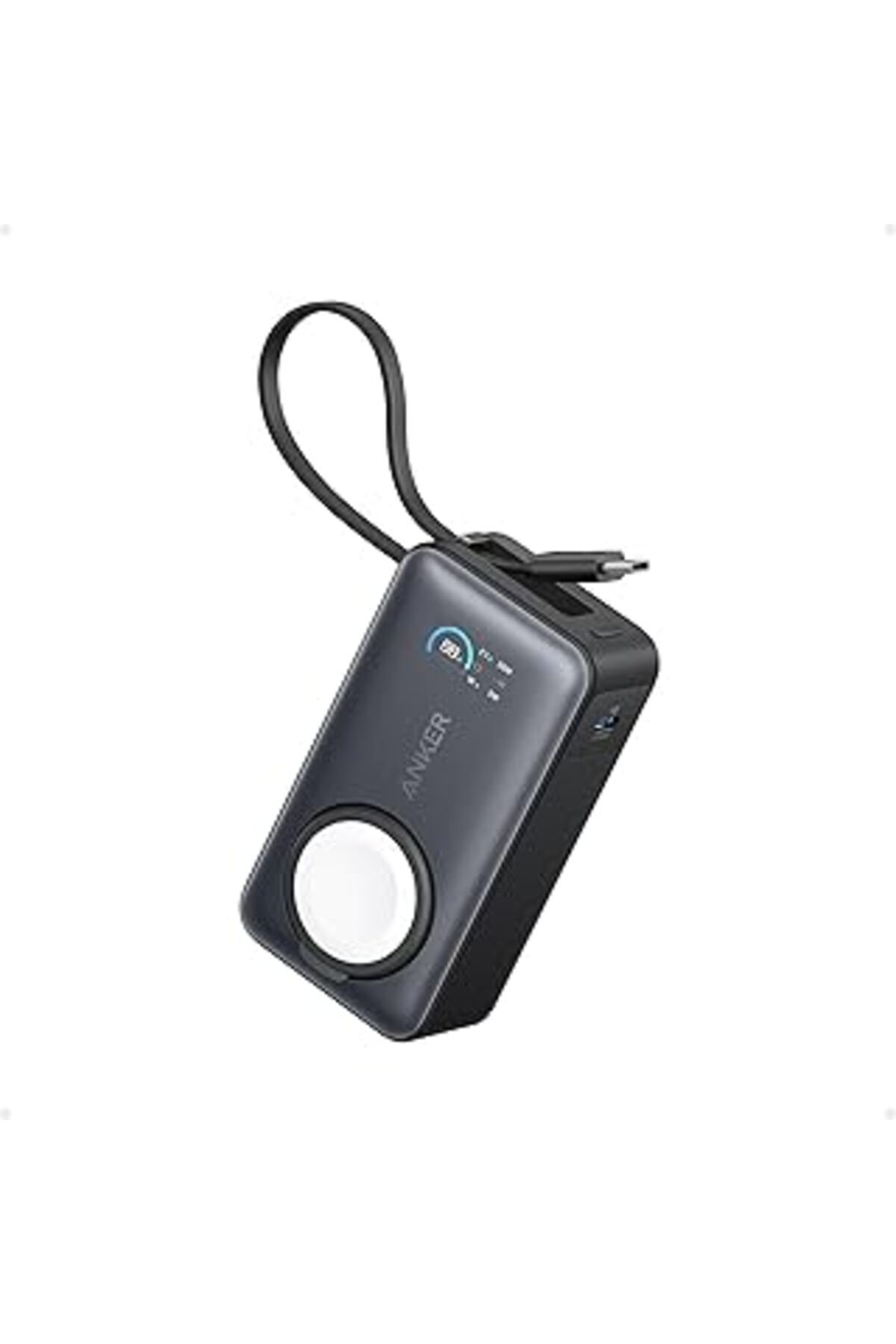 Roses Store Maggo Power Bank (10K, 35W, Watch Uyumlu) Siyah