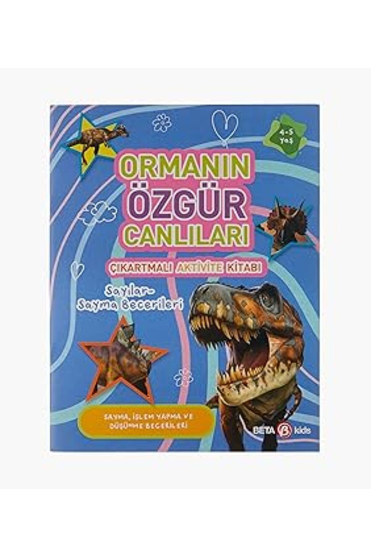 Mu Art Ahşap Ormanın Özgür Canlıları - Çıkartmalı Aktivite Kitabı