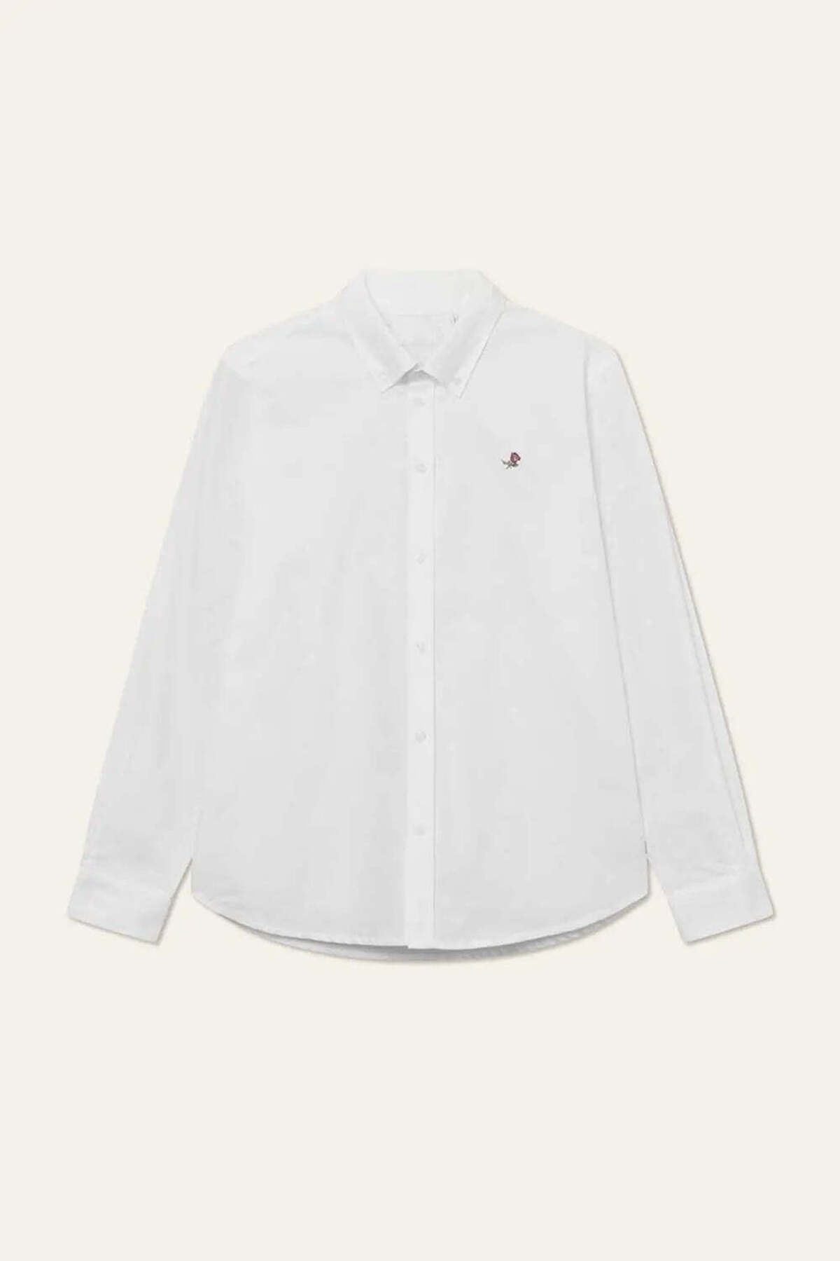 American Rag Cie Kent Oxford Shirt 2.0 - Felipe Çiçek Desenli, Rahat Fit, %100 Pamuk Gömlek