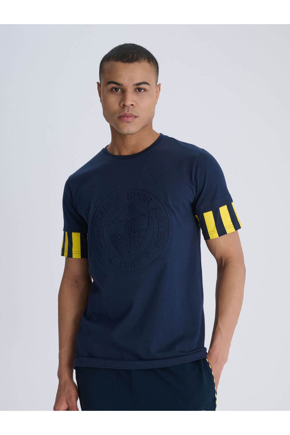 Fenerbahçe ERKEK TRIBUN ÇUBUKLU KOLLU TSHIRT