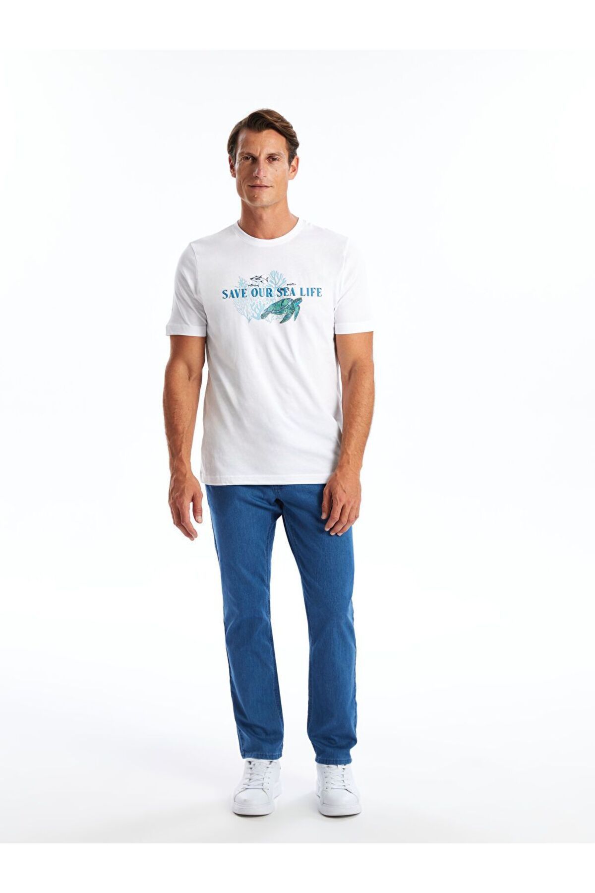 LC Waikiki Indigo 880 Chino Fit Erkek Jean Pantolon