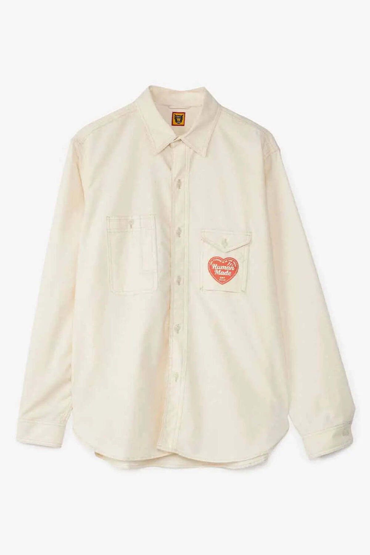 American Rag Cie Beyaz %100 Pamuk Chambray İş Gömleği - Oversized Fit