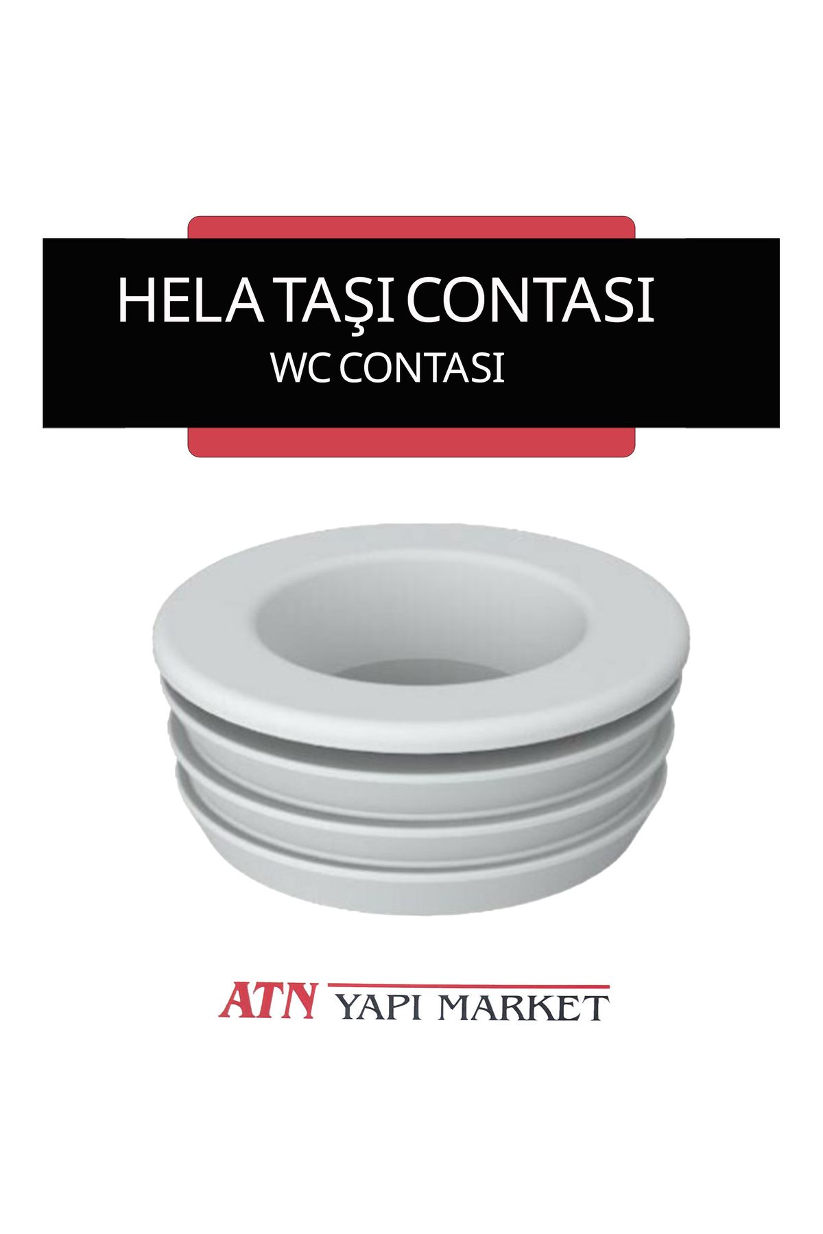 LÜXPAR Hela Taşı Contası – WC Gider Contası – Tuvalet Sızdırmazlık Lastiği (5 Adet)