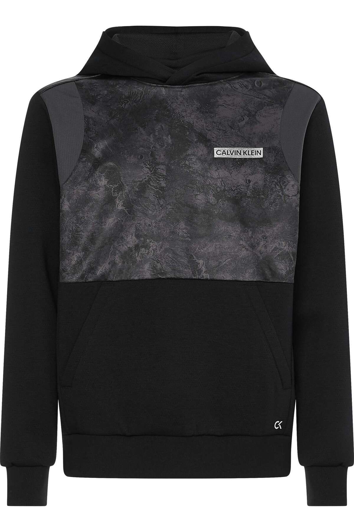 Calvin Klein PW - Hoodie Erkek Siyah Hoodie