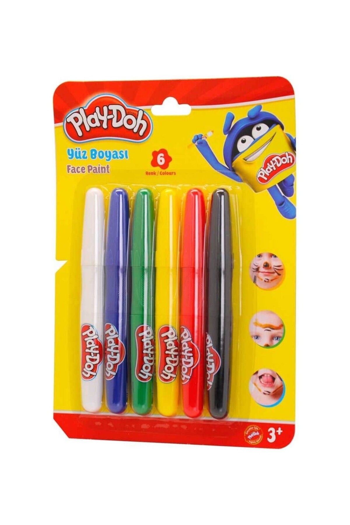 Bubu Bu-Bu Yüz Boyası 6 Renk Yuz001