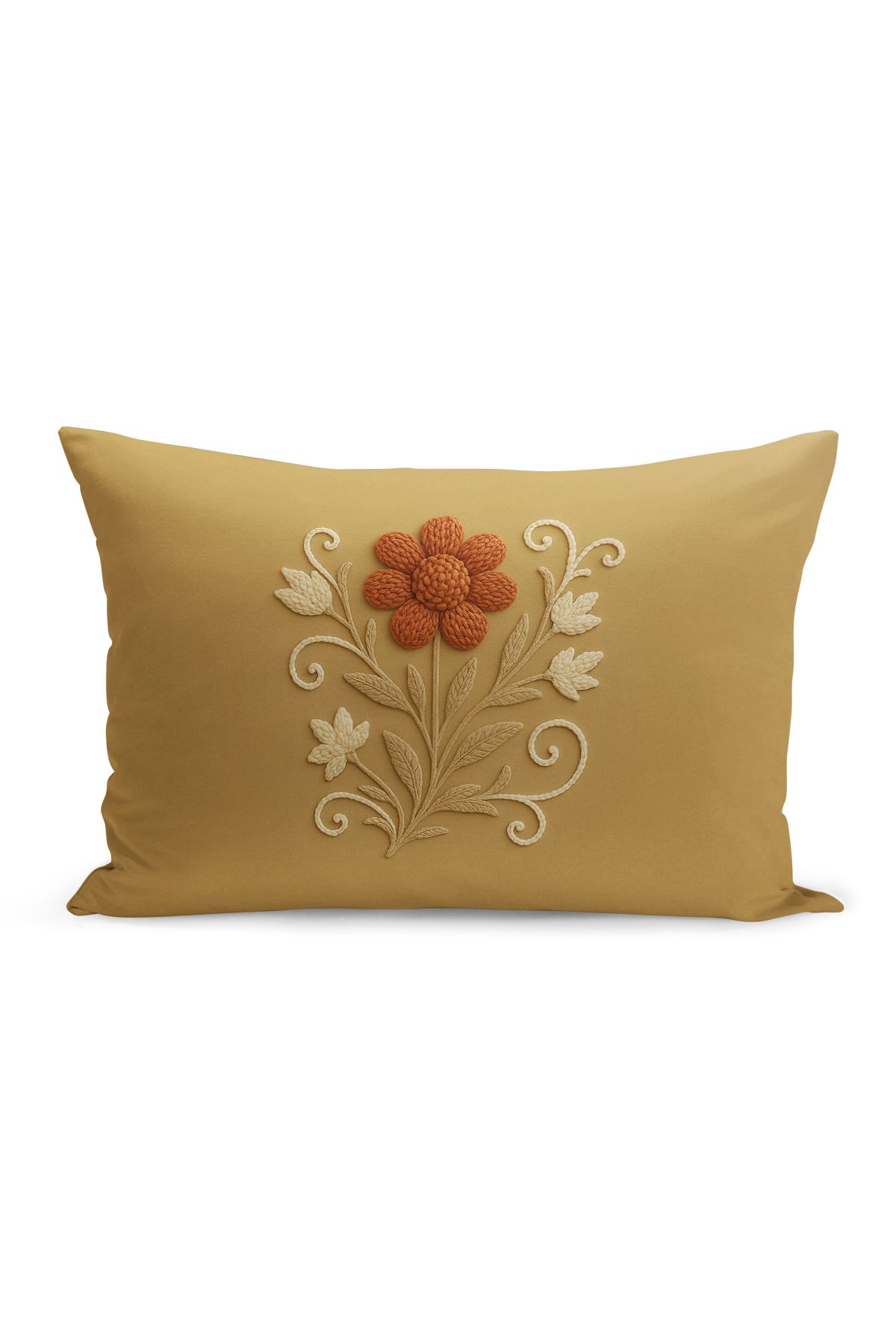 Bertille Home-Set de 3 huse de pernă cu imprimare digitală pe două părți (aspect de broderie cu model de puncție) 5