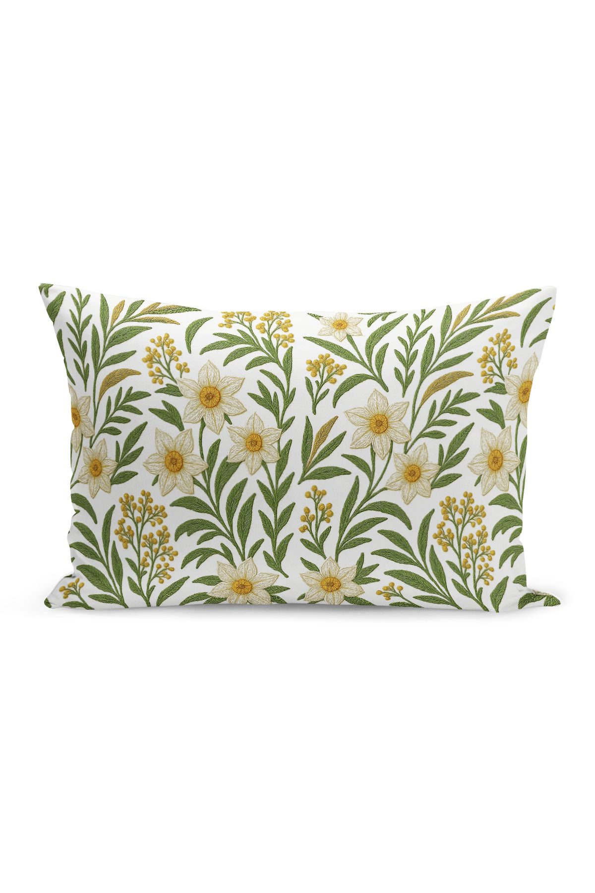 Bertille Home-Set de 3 huse de pernă cu imprimare digitală pe două părți (aspect de broderie cu model de puncție) 5