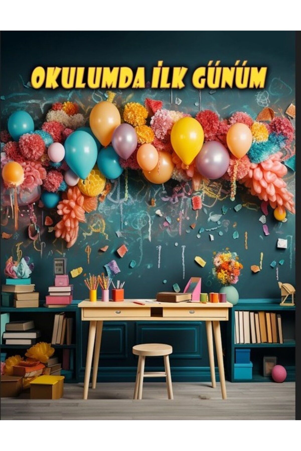 PROMISEBACKDROP2 OKULDA İLK GÜNÜM 150x200 KUMAŞ PANO OKUL ETKİNLİK