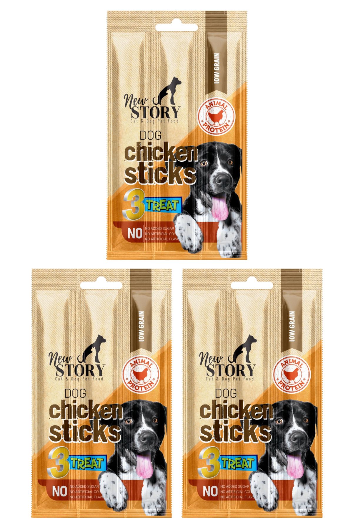 New Story Dog Chicken Stick 3 Adet 3x11Gr. Tavuklu, Çubuk, Köpek Ödül Maması