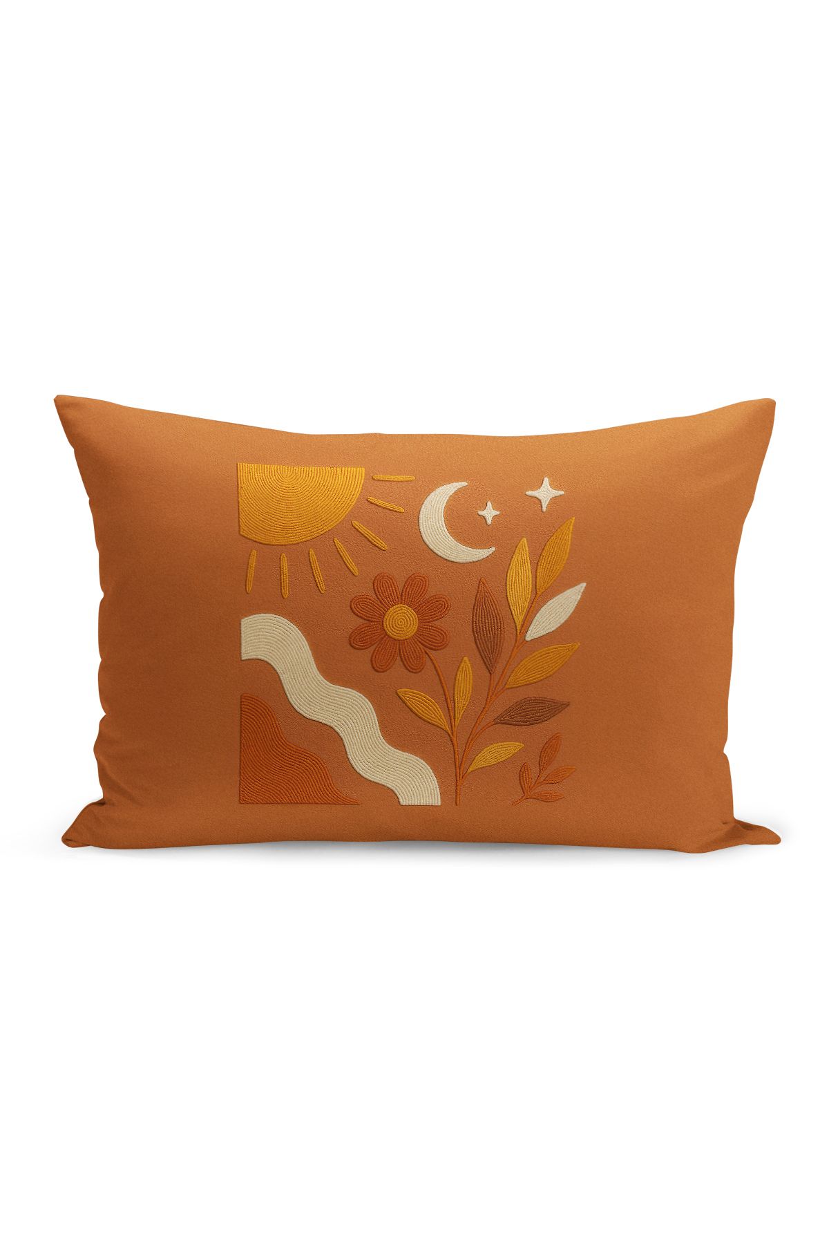 Bertille Home-Set de 3 huse de pernă cu imprimare digitală pe două părți (aspect de broderie cu model de puncție) 5