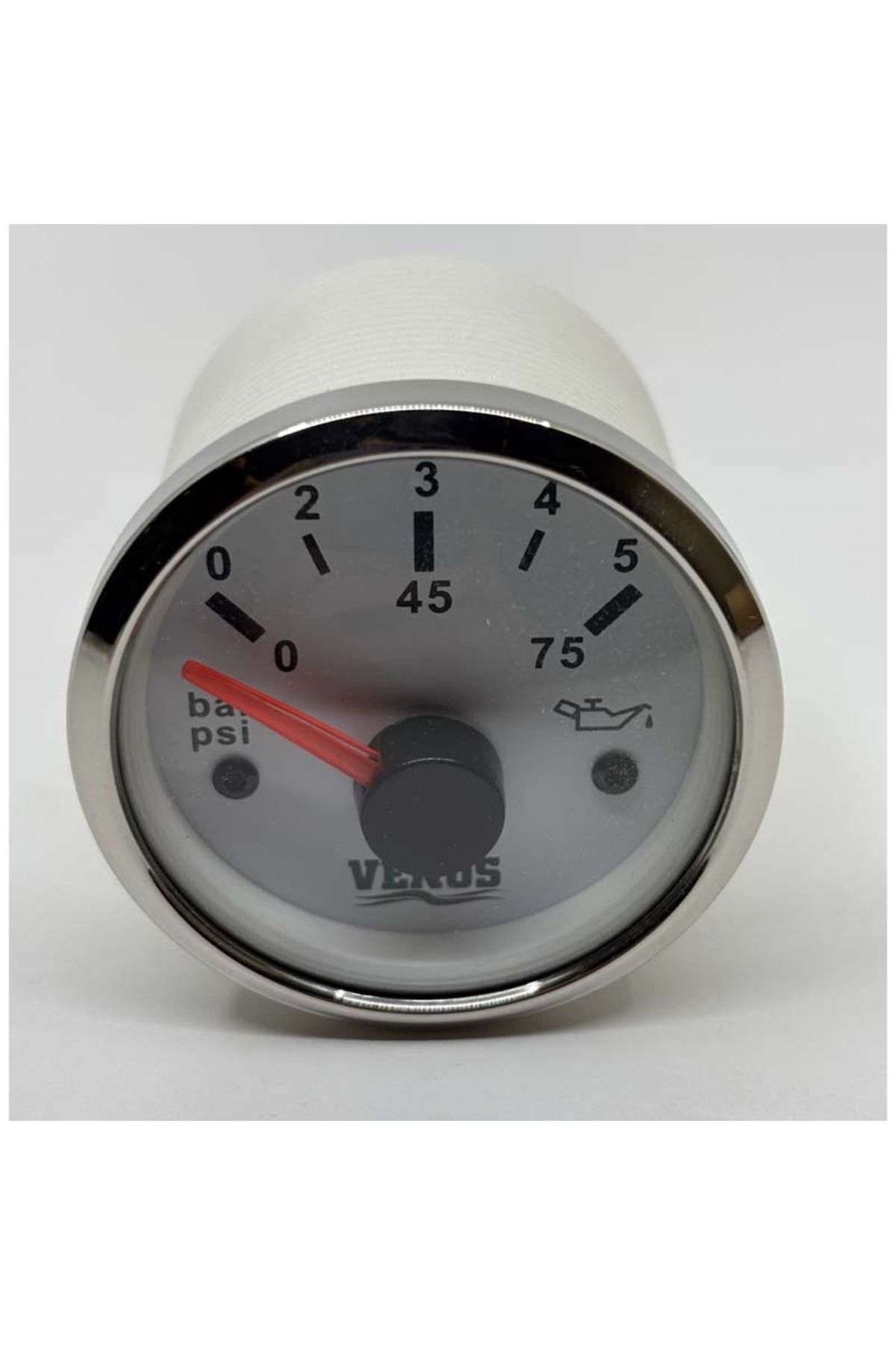 SNR Marin Tip Yağ Saati Beyaz Göstergeli ( 5 Bar 75 Psi )