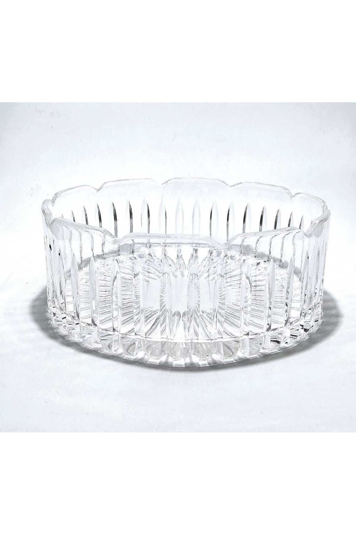 Akden Kristal KRİSTAL KESME DANTEL AĞIZ 19 CM KASE