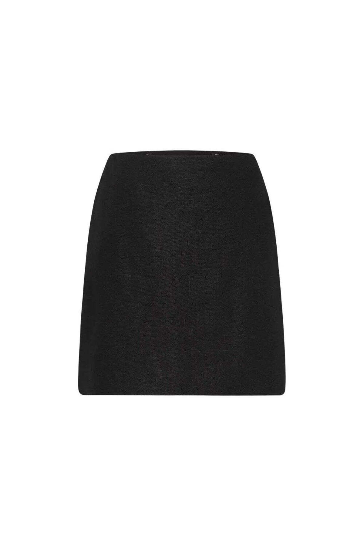 American Rag Cie Alice Mini Elbise - A-Line Kesim, %100 Keten, Şık ve Rahat Tasarım