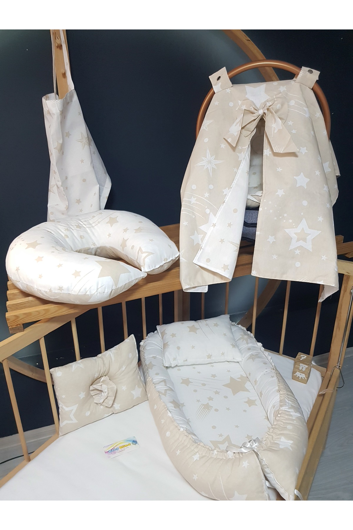 bebek_iklimi 7 Parça Bebek Seti – Babynest Anne Yanı Yatak, Puset Takımı, Emzirme Yastığı ve Minderi fotoğrafı 5 (önizleme)