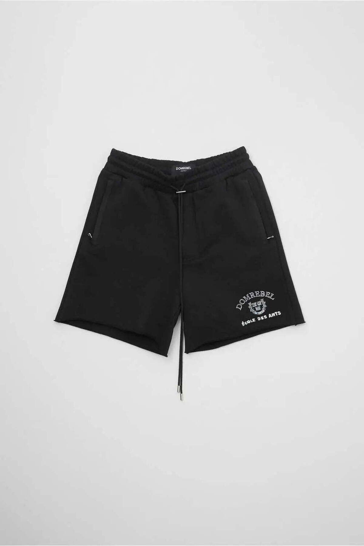 American Rag Cie Domrebel Varsity Sweat Short - Rahat Fit, %100 Pamuk, École des Arts Desenli Şort