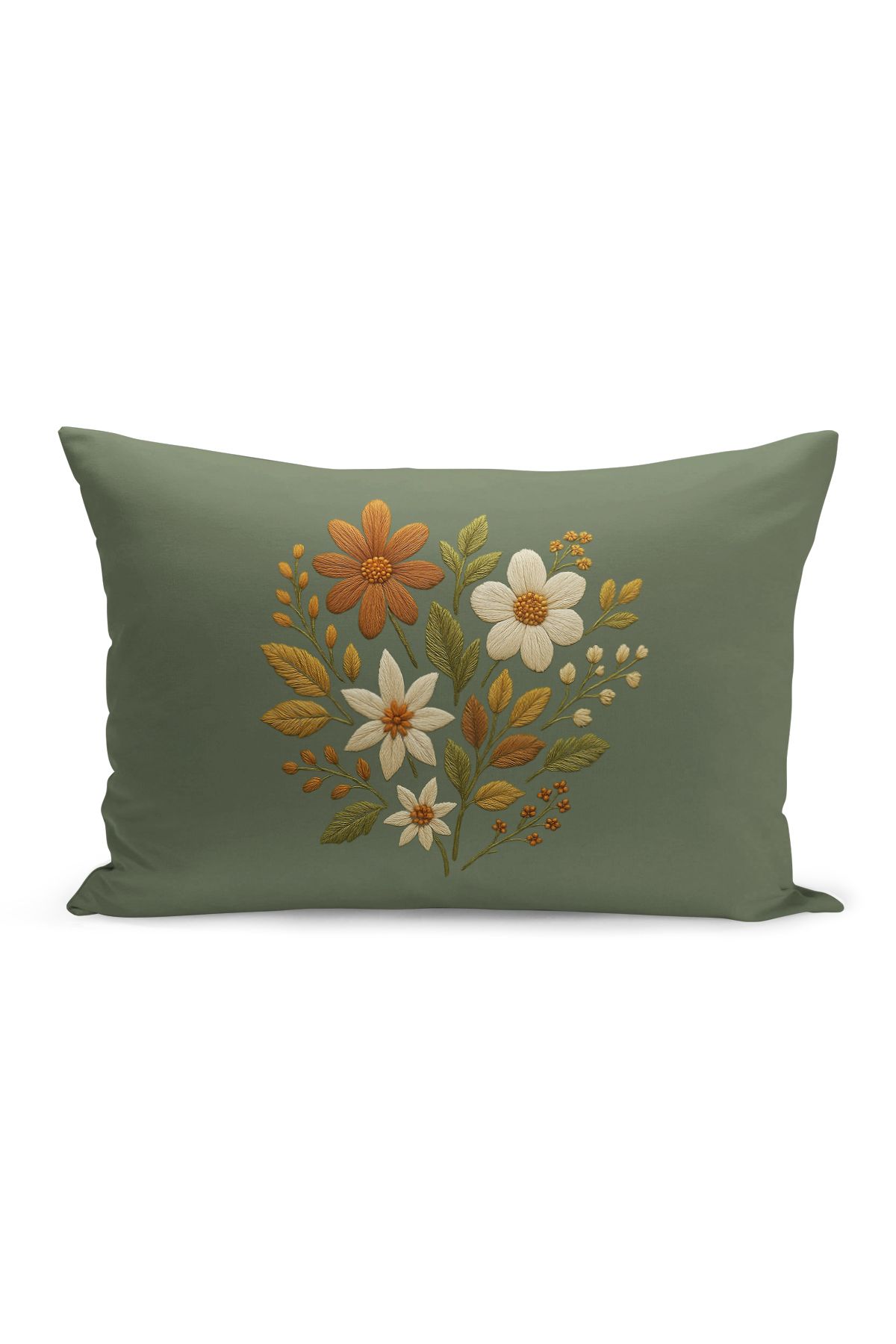 Bertille Home-Set de 3 huse de pernă cu imprimare digitală pe două părți (aspect de broderie cu model de puncție) 5