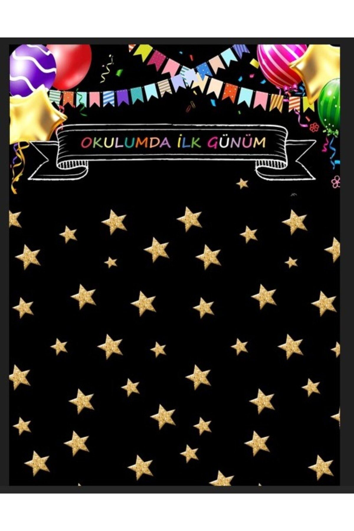 PROMISEBACKDROP2 OKULDA İLK GÜNÜM 150x200 KUMAŞ PANO OKUL ETKİNLİK