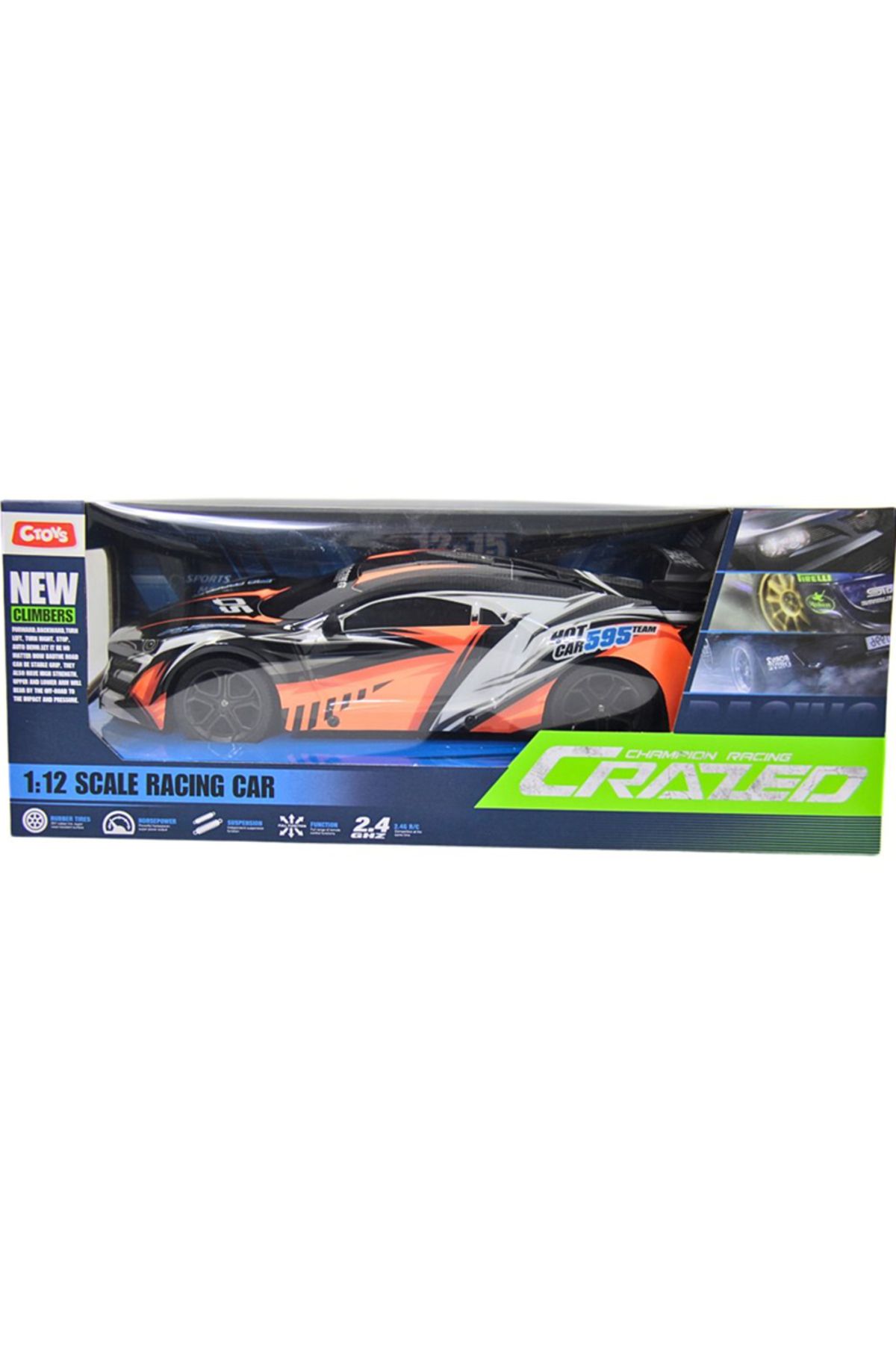 ctoy Oyuncak Uzaktan Kumandalı Usb Araba Rc 1:12 RQ3030