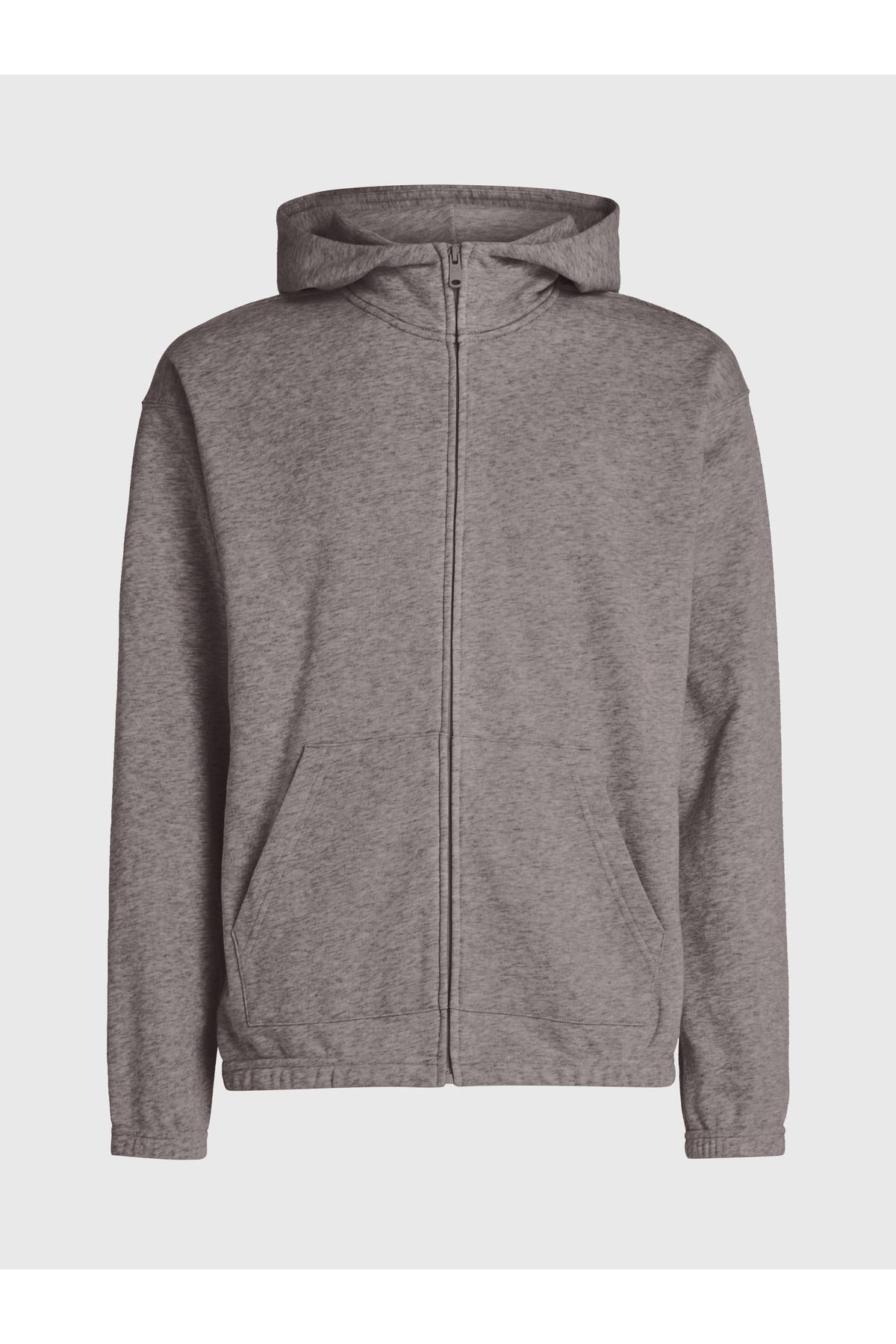 Calvin Klein PW - FZ Hoodie Erkek Gri Hoodie