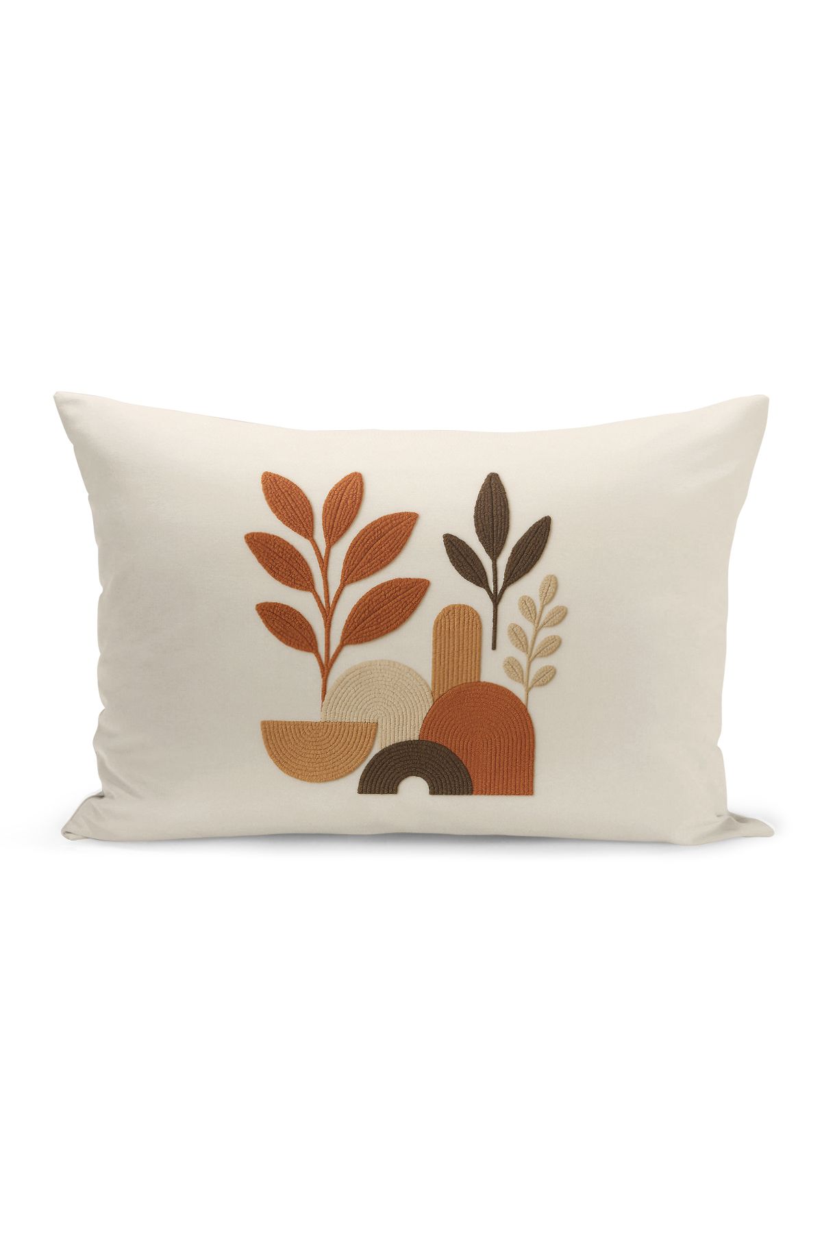 Bertille Home-Set de 3 huse de pernă cu imprimare digitală pe două părți (aspect de broderie cu model de puncție) 5