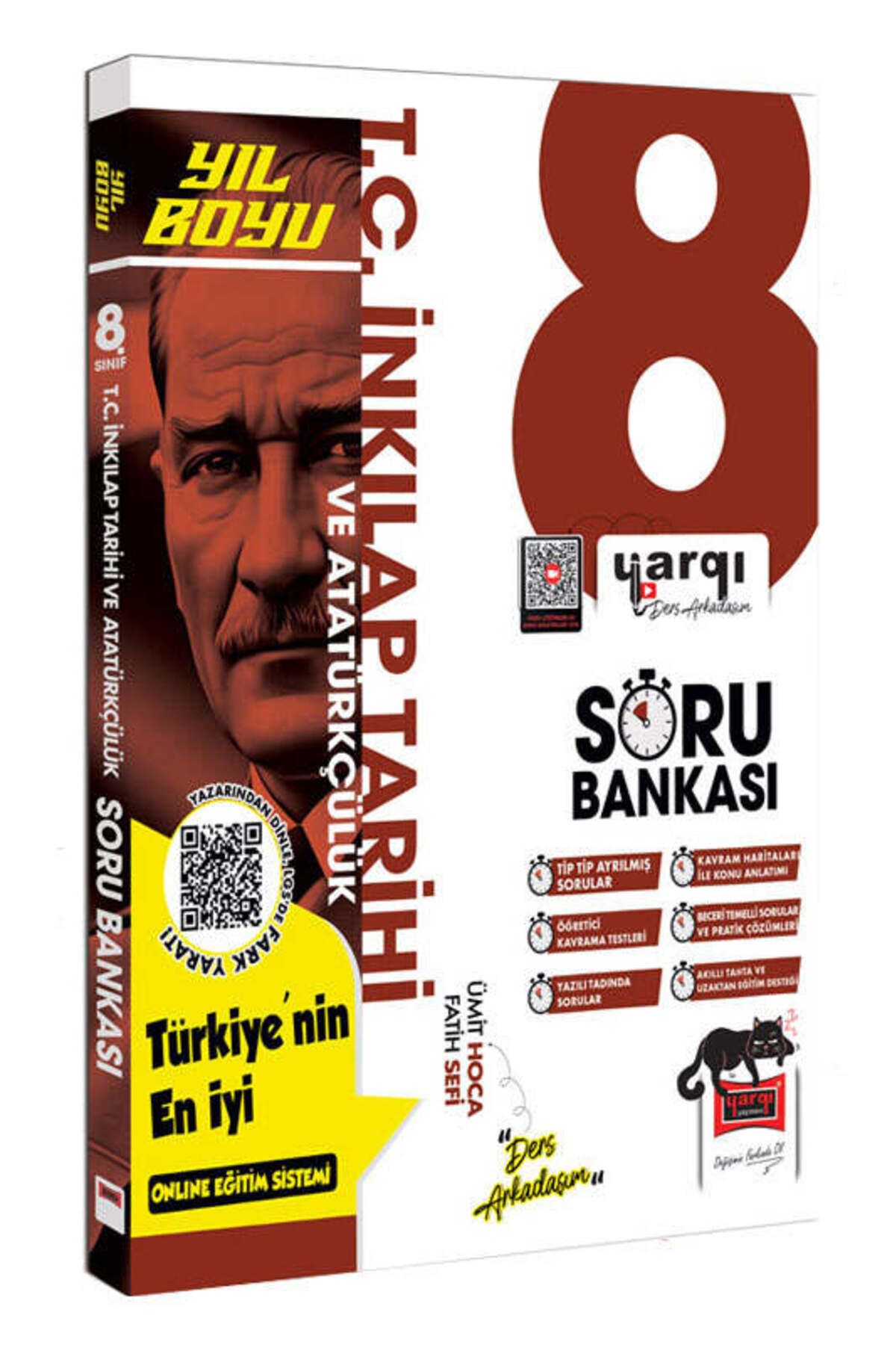 Yargı Yayınları Yargı Yayınları 8.Sınıf LGS T.C İnkılap Tarihi ve Atatürkçülük Yıl Boyu Soru Bankası