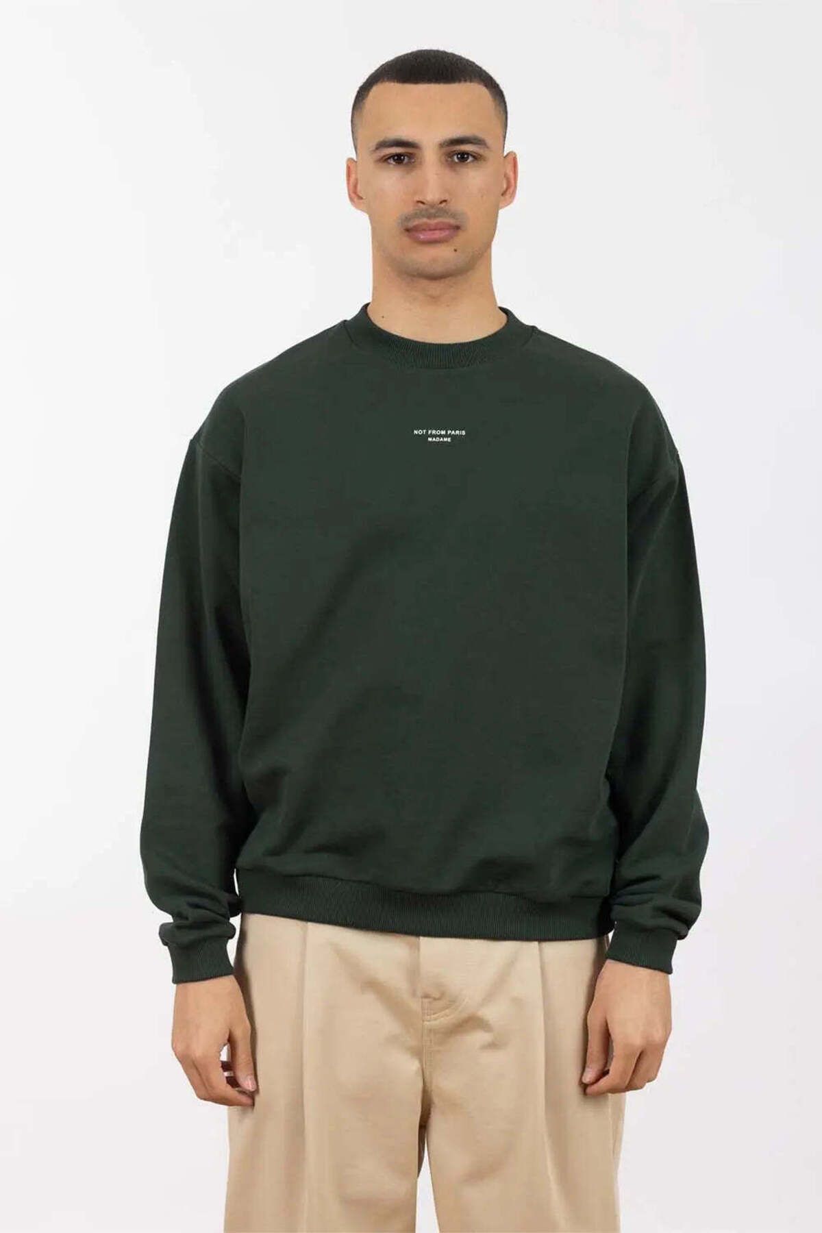 American Rag Cie Le Sweatshirt Classique NFPM - %100 Pamuk, Rahat Kesim ve Şık Ön Baskı