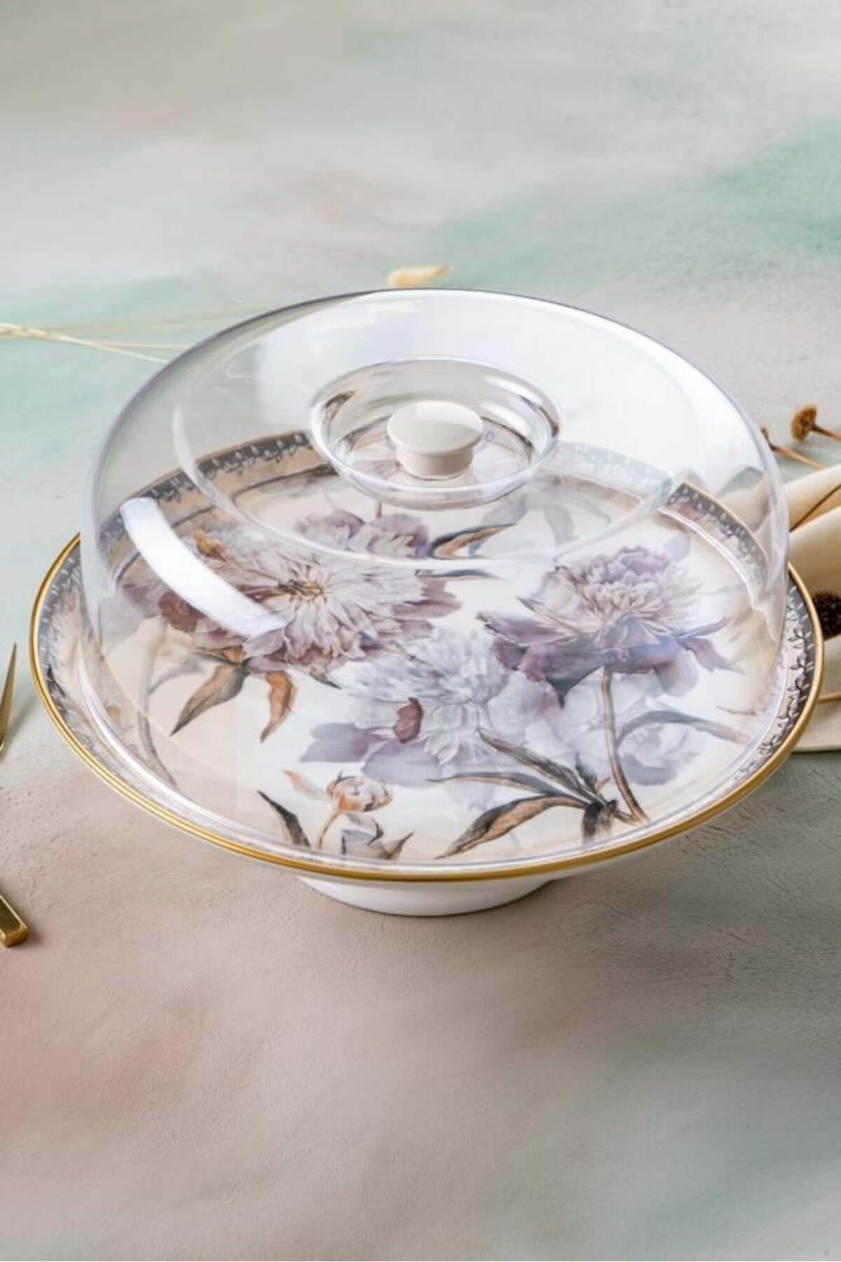 Paşabahçe NOVA AYAKLI KEK FANUS 30 CM HCA-06422\6 PKT 1